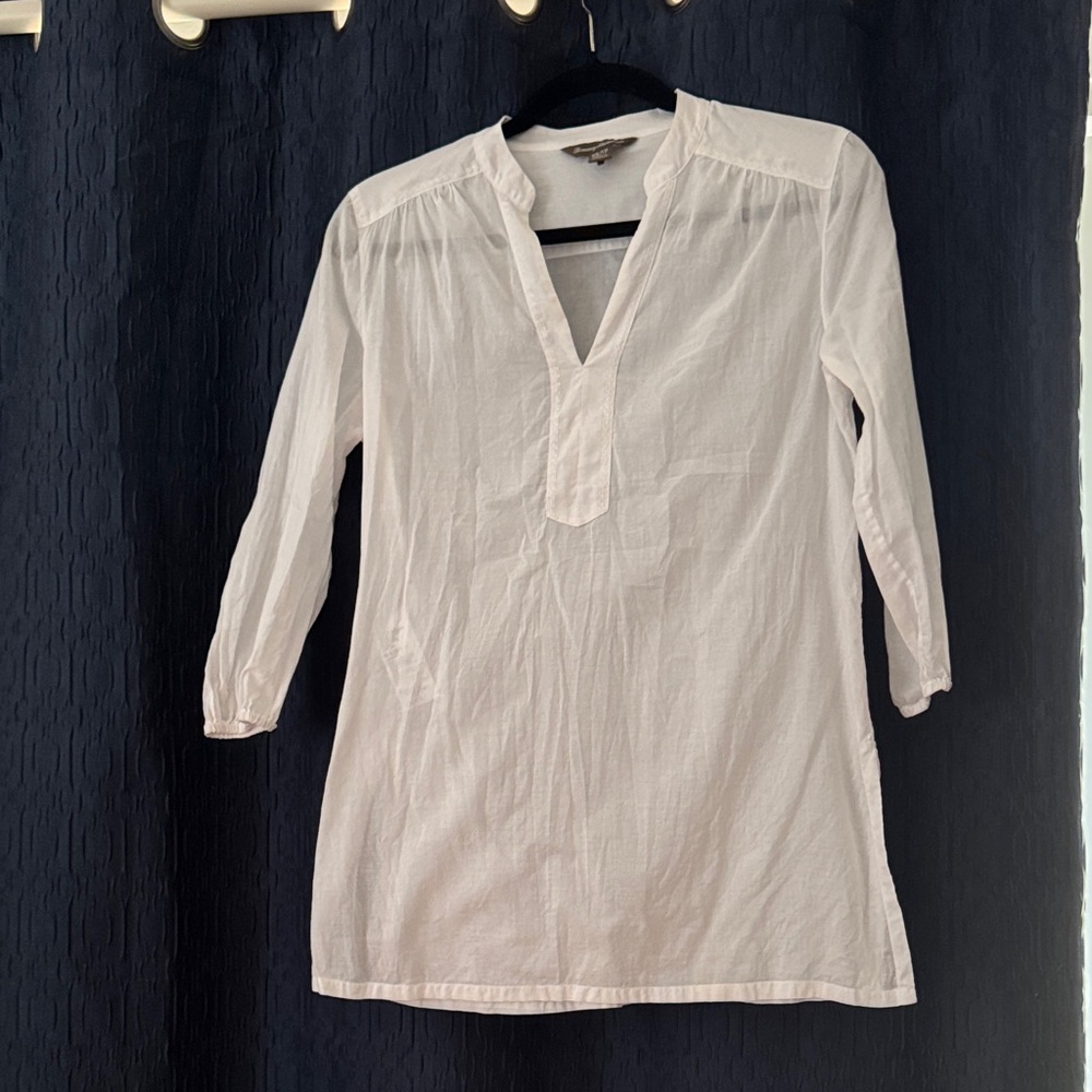 Tommy Bahama White Tunic Blouse